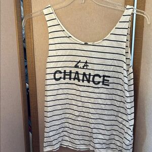 Ming jeans Striped Tank Top small